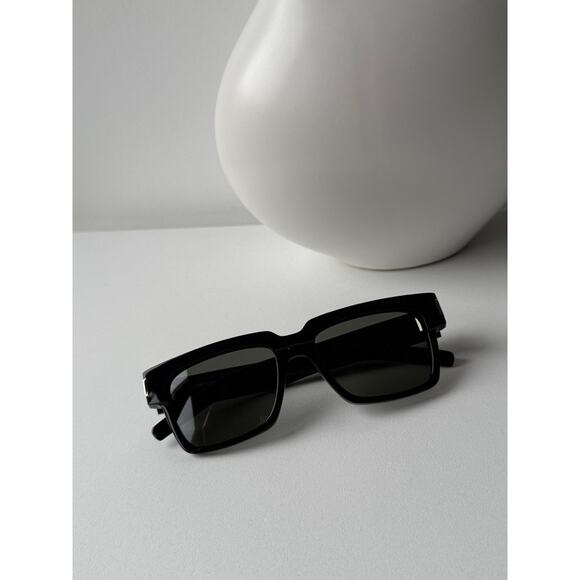 NEW Saint Laurent SL732 Vadim Black Square Sunglasses - Picture 7 of 11